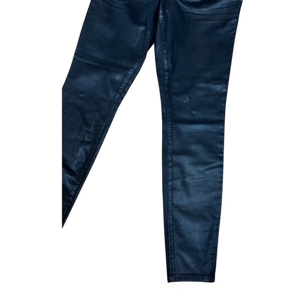 Jessica Simpson Mid Rise Skinny Jeans Shiny Black 8 (29) - Picture 12 of 14